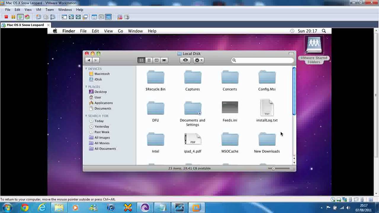Mac os x 10.6 8 install disc download windows 7